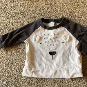 Organic cotton bear top
